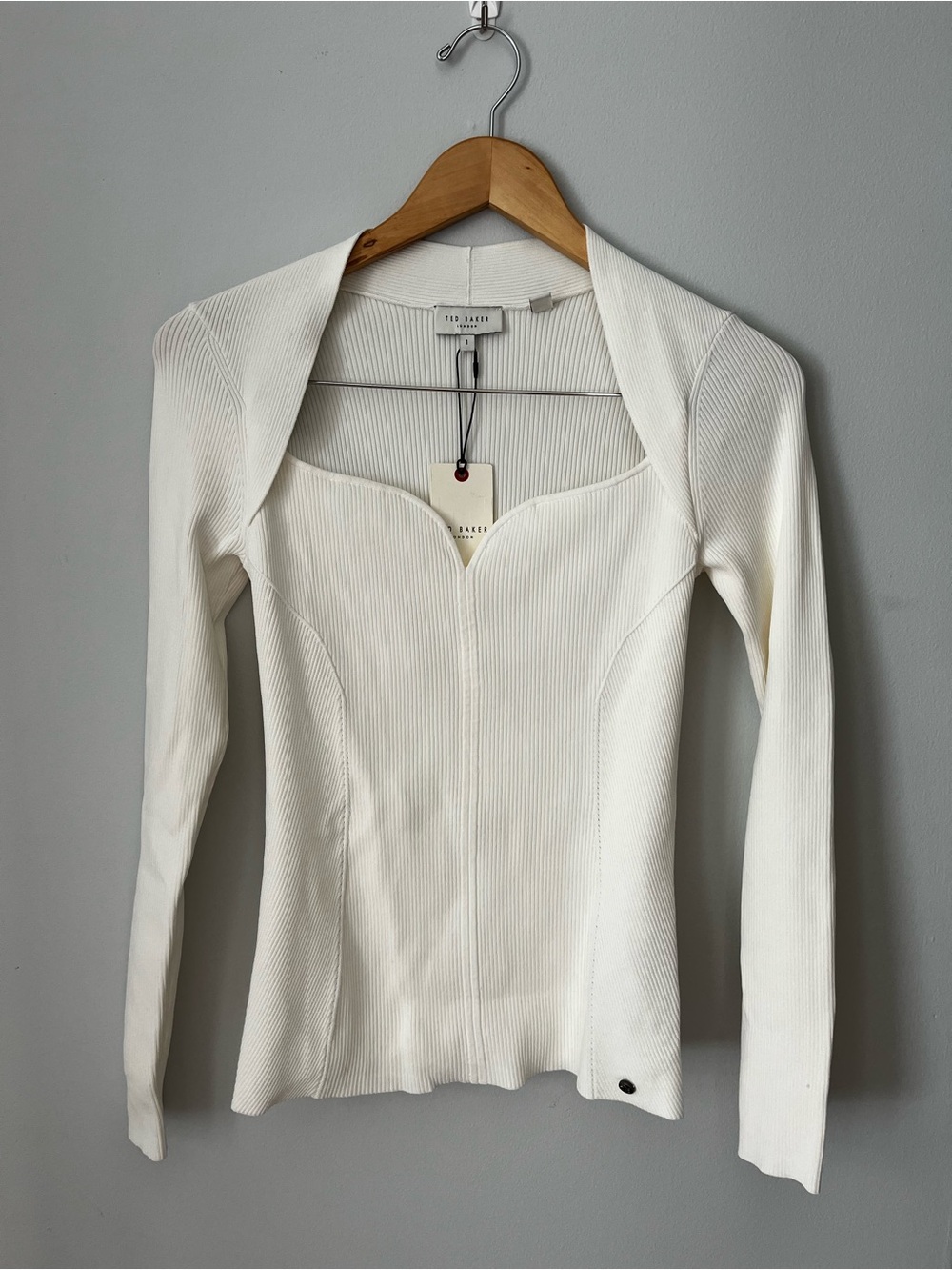 Ted Baker Top Sweetheart Neckline NWT
